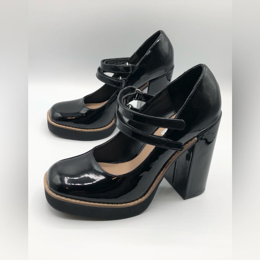 Steve Madden Black Patent Leather Heels